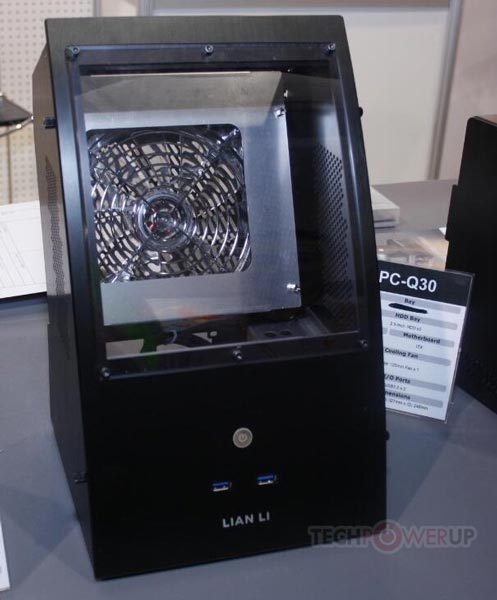 Корпуса Lian Li PC-Q27, PC-Q28 и PC-Q30 рассчитаны на платы типоразмера mini-ITX