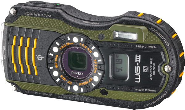 Pentax относит камеры WG-3 и WG-3 GPS к 15-му поколению камер в усиленном исполнении