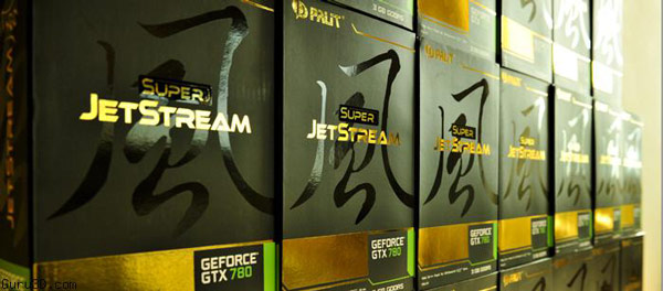 Компоненты 3D-карты Palit GeForce GTX 780 Super JetStream работают на еще более высоких частотах, чем компоненты 3D-карты Palit GeForce GTX 780 JetStream 