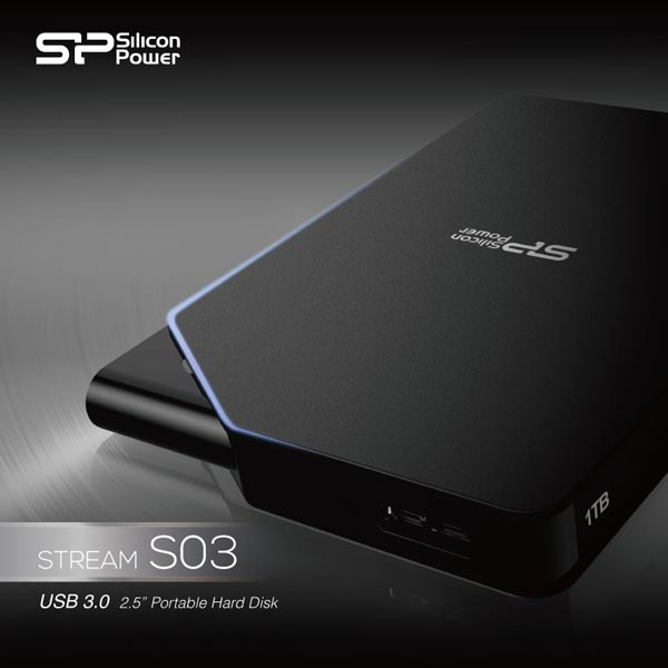 Портативные жесткие диски SP/Silicon Power Stream S03 выпускаются в двух вариантах объема: 500 ГБ и 1 ТБ