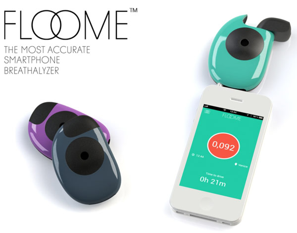 Устройство Floome превращает смартфон в алкотестер