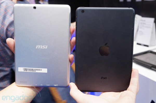 MSI Primo 81 в сравнении с iPad mini