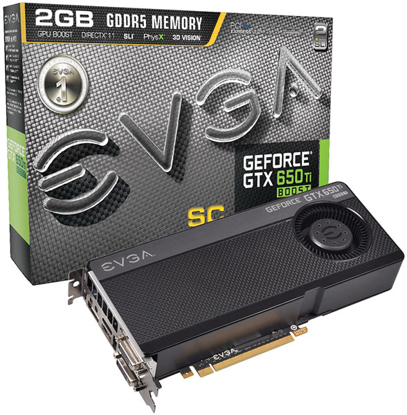 EVGA ставит на 3D-карту GeForce GTX 650 Ti Boost радиальный вентилятор и разгоняет ее GPU до 1137 МГц