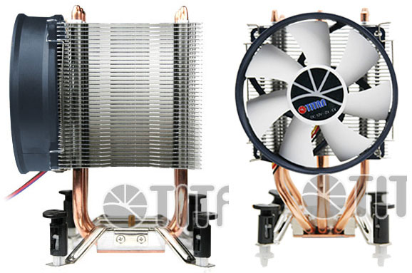 Охладитель Titan TTC-NK35TZ/RPW/V3 совместим с процессорами AMD и Intel