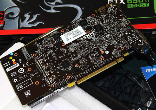 Появились подробные снимки 3D-карты MSI GeForce GTX 650 Ti Boost Gaming Series
