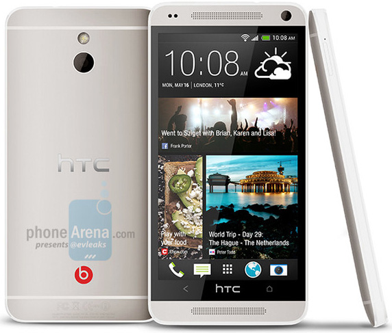 Судя по предварительному изображению, HTC M4 будет уменьшенной копией модели One