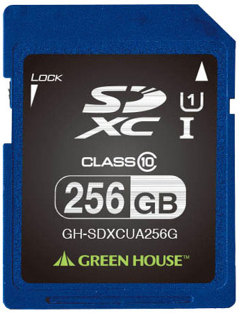 В картах памяти серии Green House GH-SDXCUA используется флэш-память MLC NAND