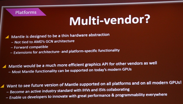 Третий день саммита разработчиков AMD APU13 — новый графический API Mantle