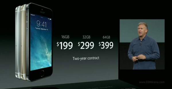 Продажи Apple iPhone 5s стартуют 20 сентября