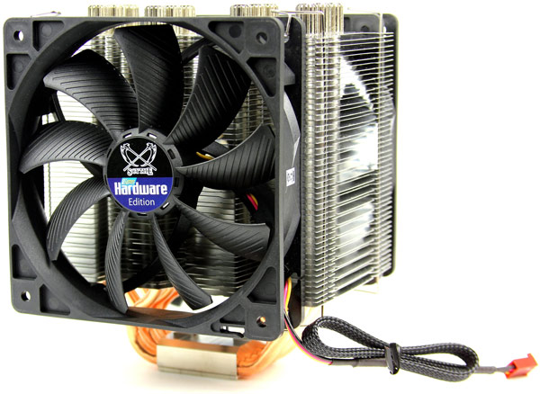 Процессорный охладитель Scythe Mugen 4 PC Games Hardware Edition комплектуется двумя 120-миллиметровыми вентиляторами Glide Stream 