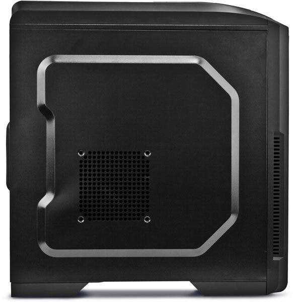 Корпус для ПК Antec GX500 целиком окрашен в черный цвет
