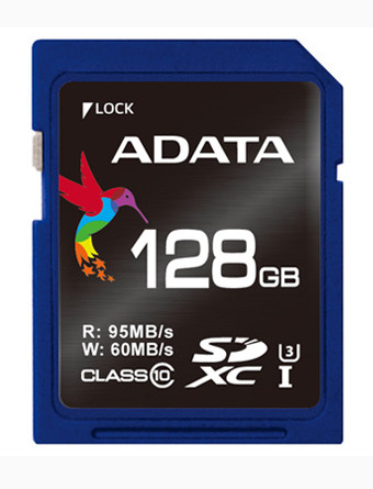 Карточки Adata XPG SDXC UHS-I U3 выпускаются объемом 64 ГБ, Adata Premier Pro SDXC UHS-I U3 — 64 и 128 ГБ