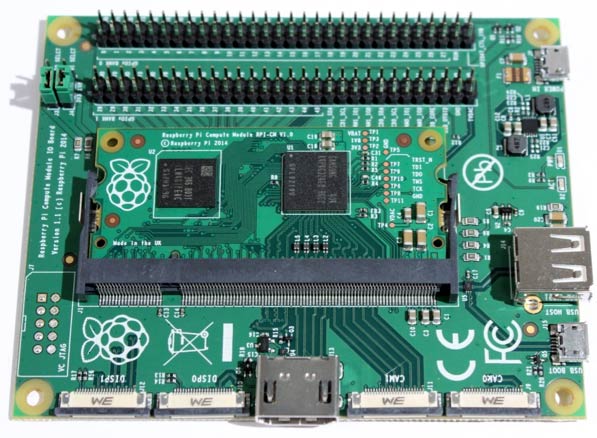 Raspberry Pi Compute Module — известный микрокомпьютер стал еще меньше, приняв форму модуля SO-DIMM