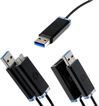 Кабели Corning USB 3.Optical обеспечивают подключение по USB на расстоянии до 30 метров