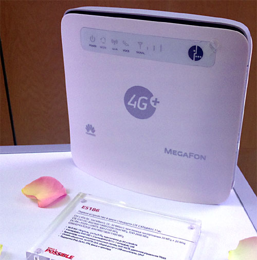 Huawei E5186 LTE-A with 802.11ac