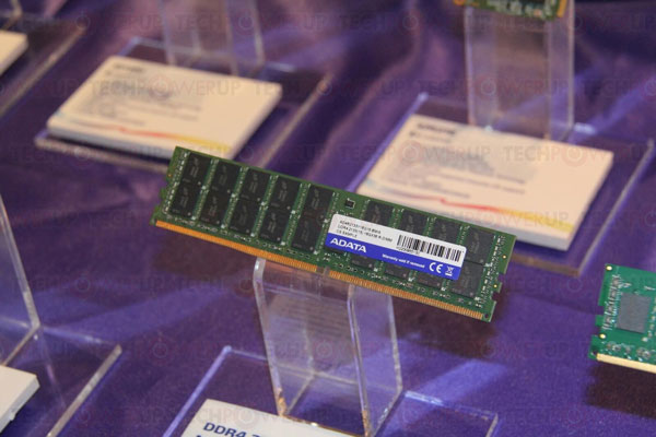 Модули памяти DDR4, которые компания Adata привезла на CES, предназначены для серверов 
