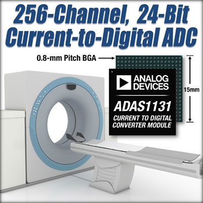АЦП Analog Devices ADAS1131 позволит упростить конструкцию и снизить стоимость электронной части томографов