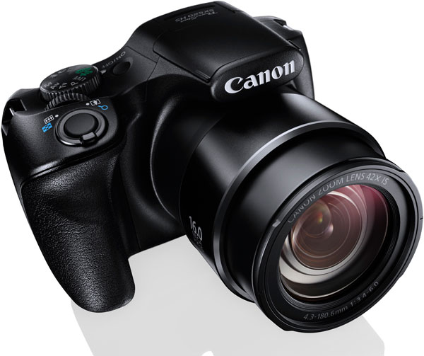 Основой камеры Canon PowerShot SX520 HS Объектив служит датчик изображения типа CMOS формата 1/2,3 дюйма