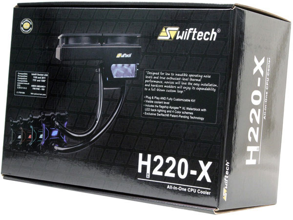 Процессорная система жидкостного охлаждения Swiftech H220-X оценена производителем в $140