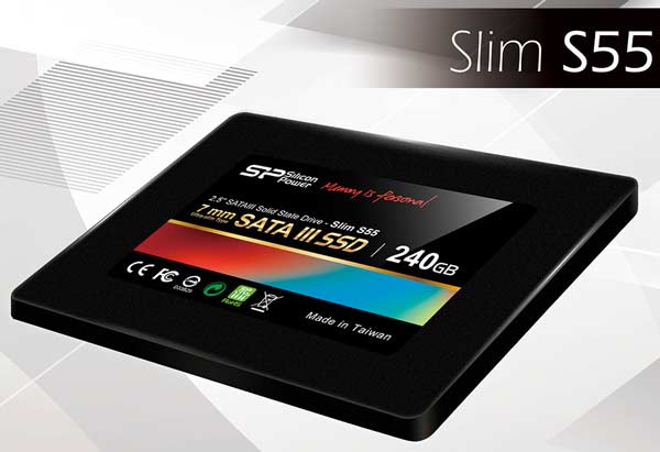 Твердотельные накопители Silicon Power Slim S55 выпускаются объемом от 32 до 480 ГБ