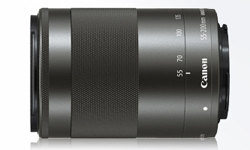 Объектив Canon EF-M 55-200mm f/4.5-6.3 IS STM весит 260 г