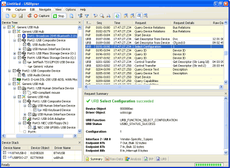 Скриншот программы USBlyzer
