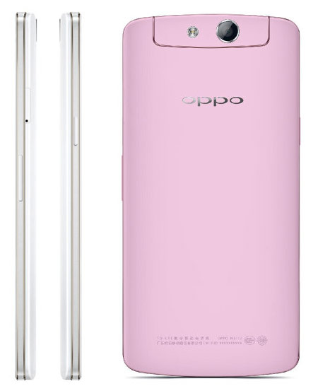 Аппарат Oppo N1 mini оснащен немаленьким пятидюймовым экраном