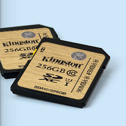 Карты памяти Kingston Digital Class 10 UHS-I microSD и SDHC/SDXC работают в диапазоне температур от -25°C до +85°C