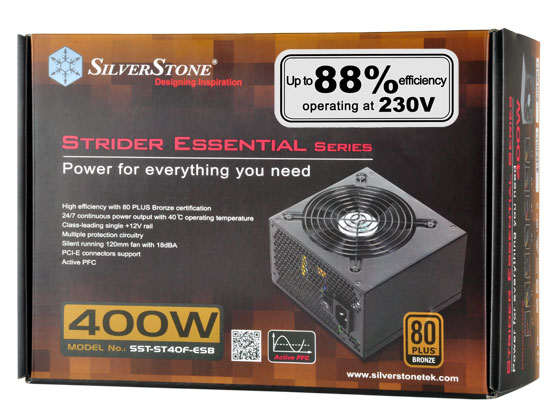 Серию блоков питания SilverStone Strider Essential пополнили модели ST50F-ESB и ST40F-ESB