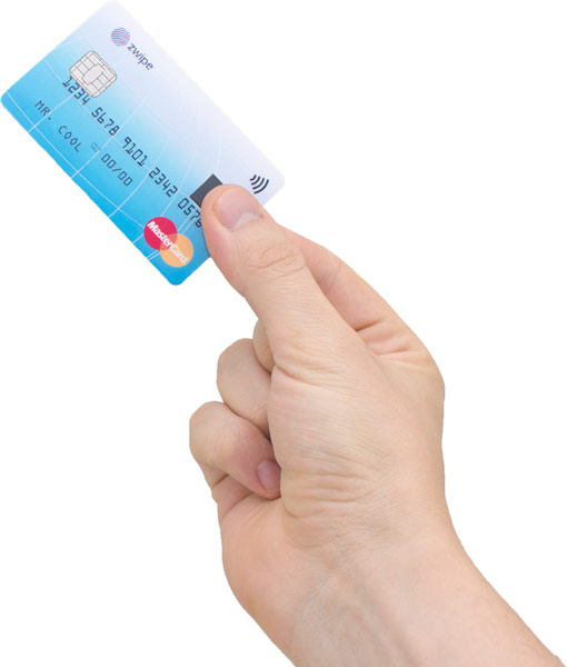 В платежной карточке Zwipe MasterCard используется технология биометрической идентификации, разработанная Zwipe