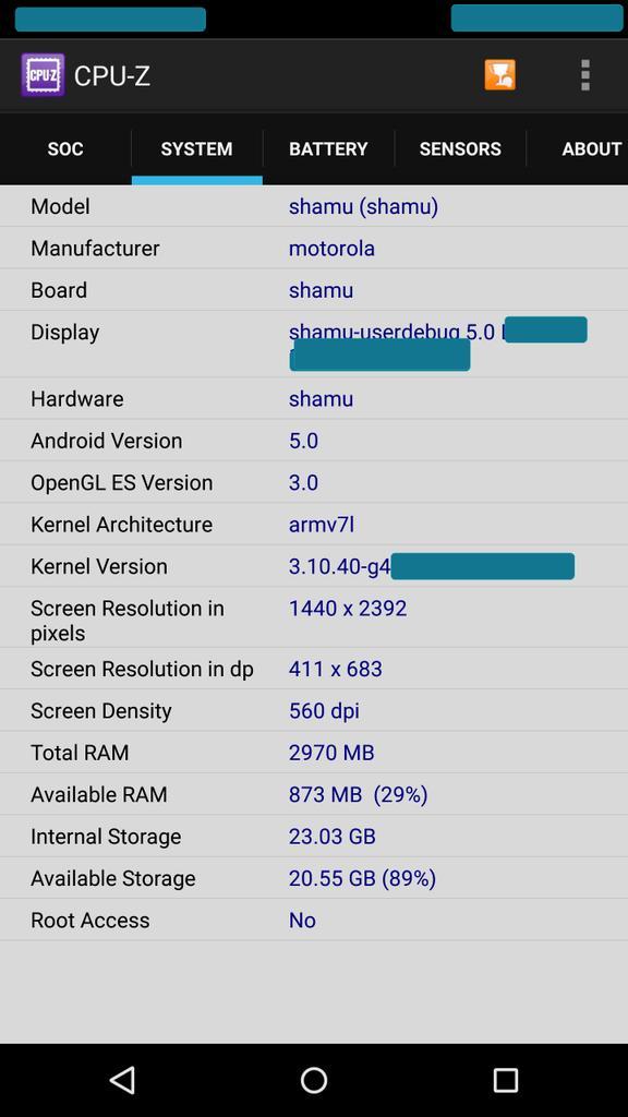 Nexus 6 (Motorola Shamu)