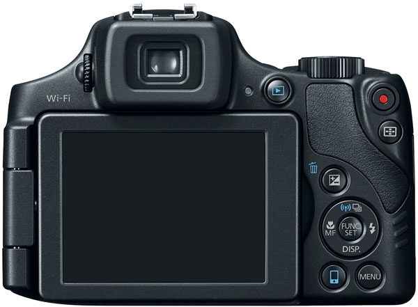 Камера Canon PowerShot SX60 HS поддерживает съемку видео Full HD с кадровой частотой до 60 к/с