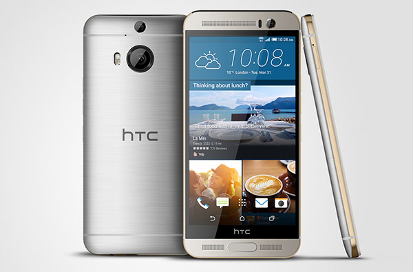 Смартфон HTC One M9+ оснащен дактилоскопическим датчиком