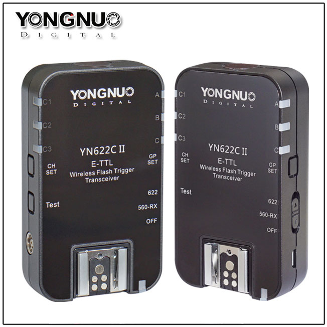 Цена комплекта из двух приемопередатчиков Yongnuo YN622C II примерно равна $75