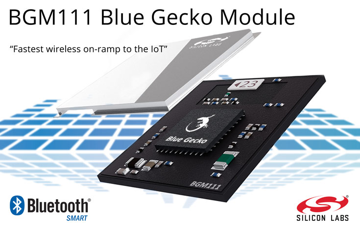 Модули Silicon Labs BGM111 поставляются с предустановленным стеком Bluetooth LE и языком скриптов