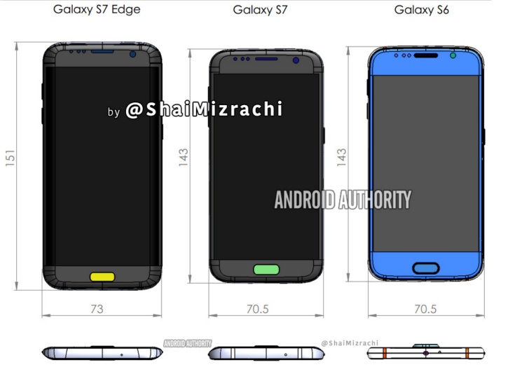 По слухам, в первой партии Galaxy S7 будет 5 млн смартфонов. Продажи могут начаться уже в феврале