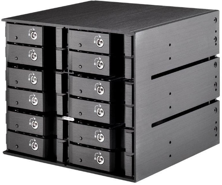 Корзины SilverStone FS202, FS208 и FS212 изготовлены из алюминиевого сплава