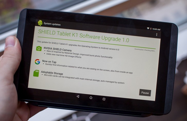 Планшет Nvidia Shield Tablet K1 получил обновление Android 6.0