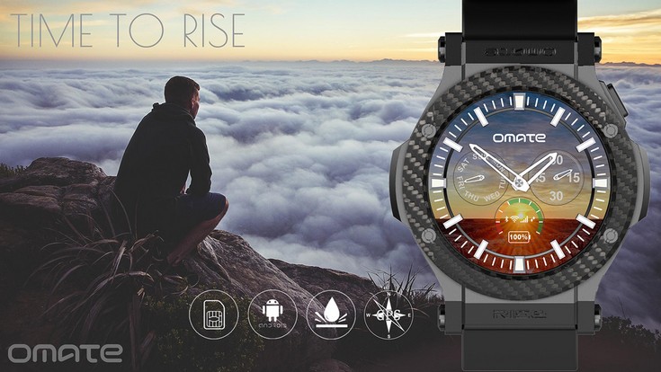 Omate готовит часы Rise с полноценной ОС Android 5.1
