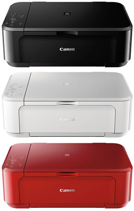 МФУ Canon Pixma MG3620 предлагается в белом, черном и красном вариантах по цене $80