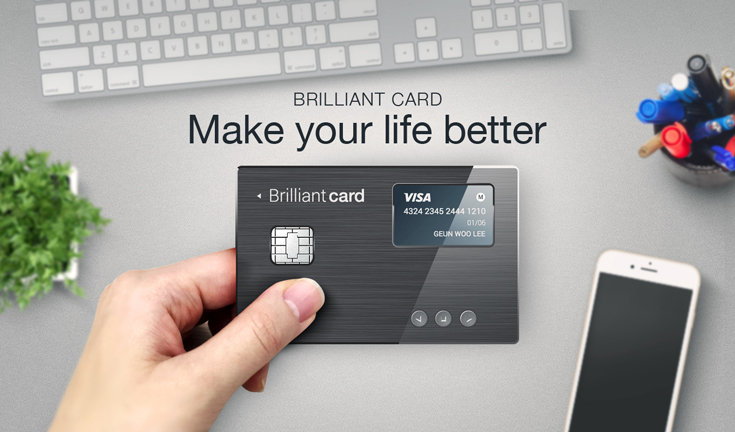 Умная платежная карта BrilliantTS заменяет более 30 кредиток и не только