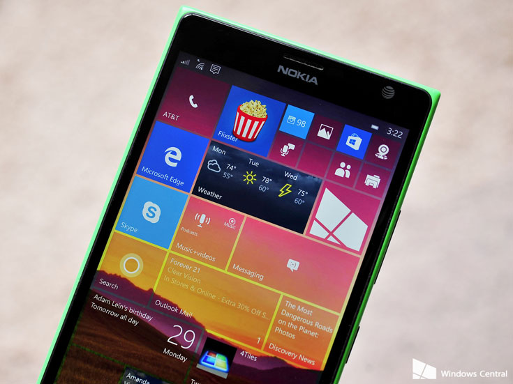 Установить Windows 10 Mobile можно будет на смартфон с экраном разрешением не ниже 800 x 480 пикселей