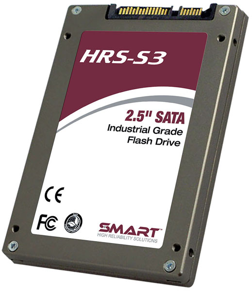 Накопители SMART HRS-S3 рассчитаны на эксплуатацию в диапазоне температур от -40°C до +85°C