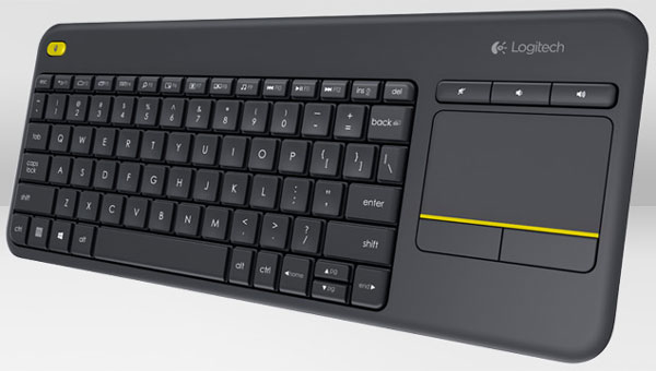 Цена клавиатуры Logitech Wireless Touch Keyboard K400 Plus — $40