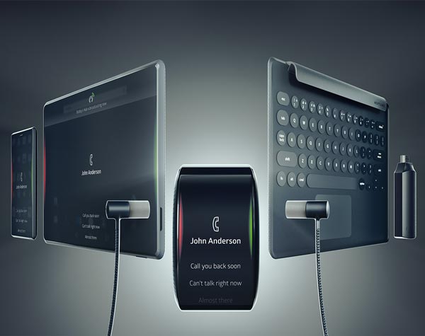 Комплект Neptune Suite включает умные часы, смартфон, планшет, клавиатуру, наушники и приставку для TV
