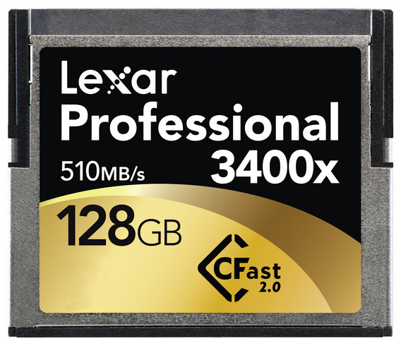 Цена карты памяти Lexar Professional 3400x CFast 2.0 объемом 256 ГБ примерно равна $1370