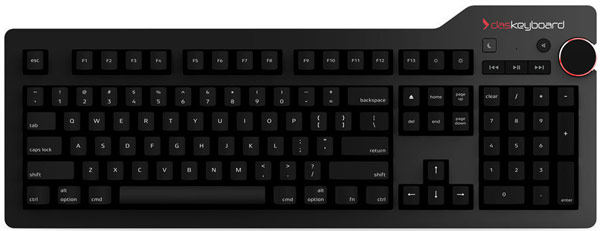 Клавиатура Das Keyboard 4 Professional for Mac распознает любое число одновременно нажатых клавиш