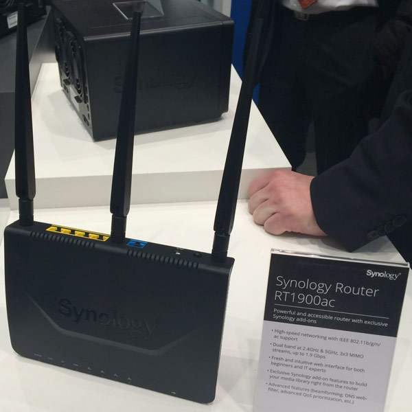 Пропускная способность маршрутизатора Synology Router RT1900ac достигает 1,9 Гбит/с