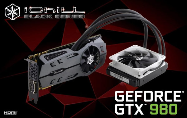 3D-карты Inno3D iChill GeForce GTX 980 и GTX 970 оснащены гибридными системами охлаждения Accelero Hybrid S