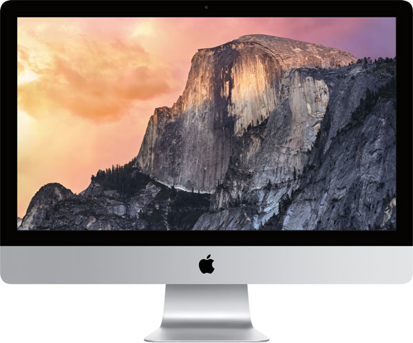 Компьютеры Mac поставляются с операционной системой OS X Yosemite и набором приложений
